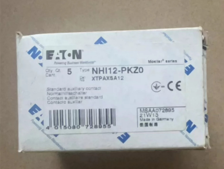 1PC EATON Dun Muller auxiliary contact NHI12-PKZ0 NHI12-PKZO