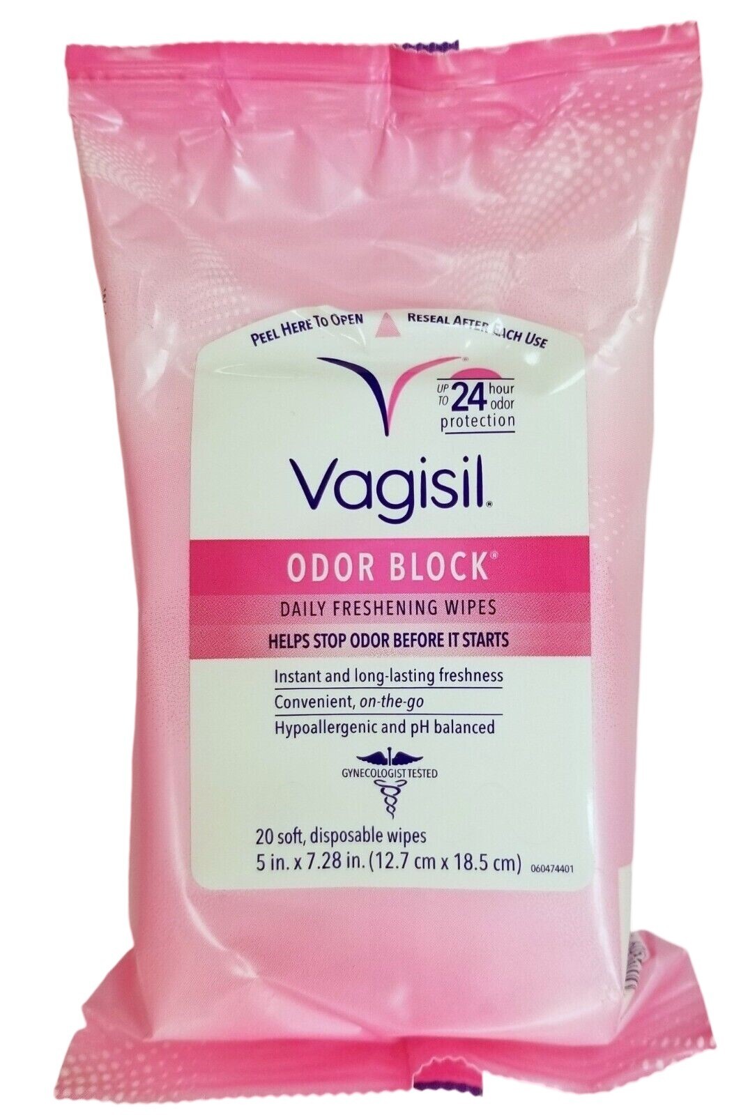 VAGISIL Odor Block Feminine Cloths 20ct /