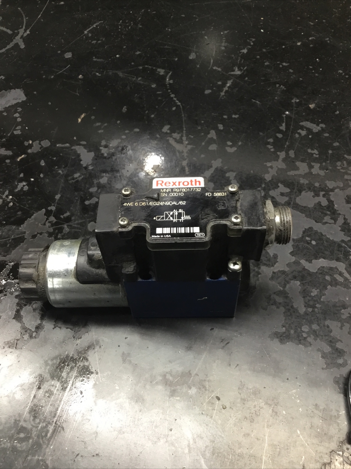 REXROTH HYDRAULIC VALVE 4WE-6-D61/EG24N9DAL/62 #716C88PR4