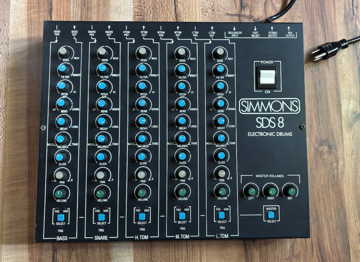 1984 Simmons SDS 8 Analog Electronic Drum Machine Synthesizer Module