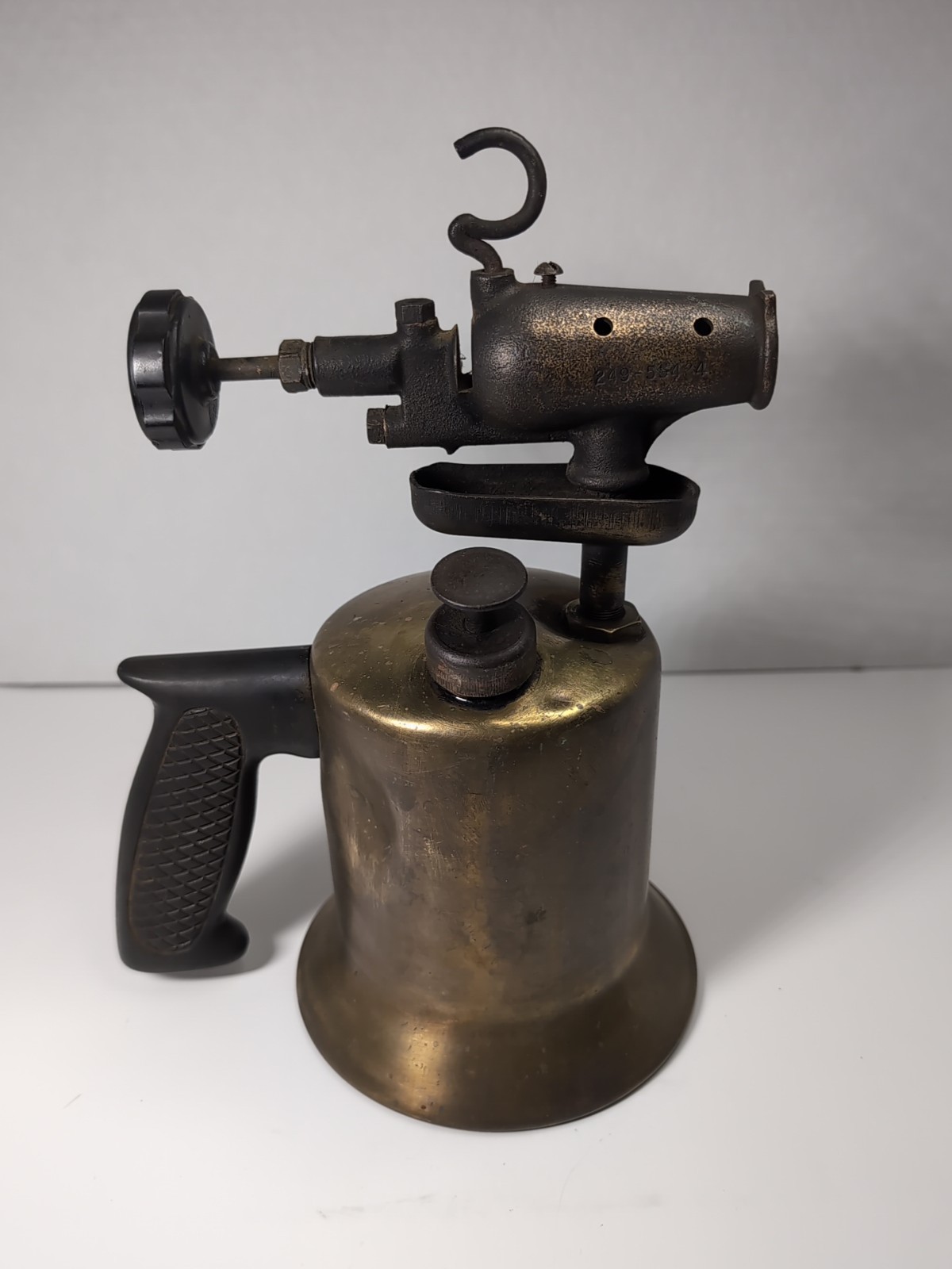 Antique Clayton and Lambert Brass Blow Torch Untested 249.55424 A131