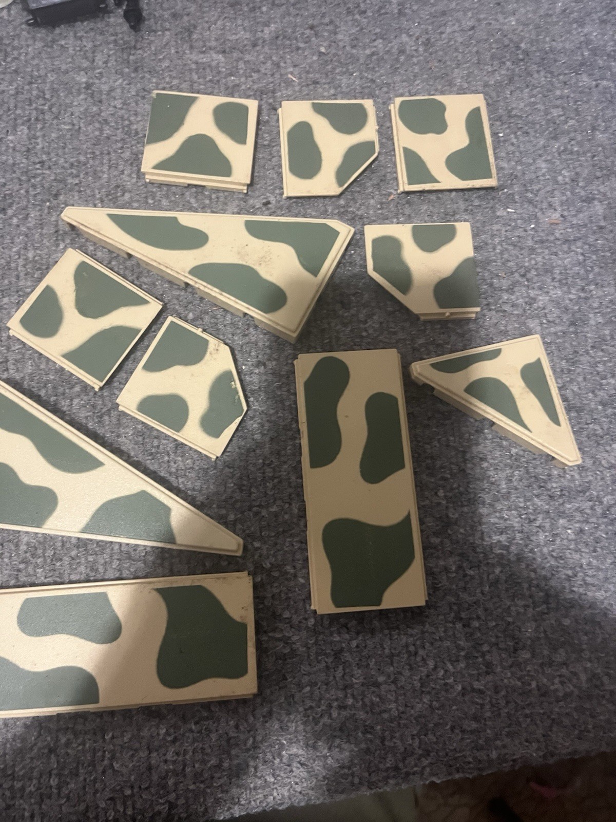 Lot Of 11 Fischer Price 6330 Military Series Panels
