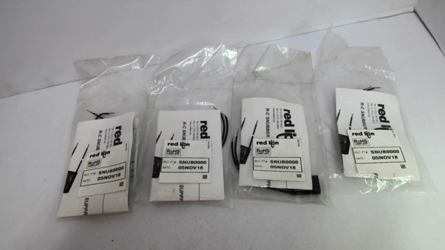 Red Lion SNU80000 Snubber Noise And Arc Suppressor Lot of 4