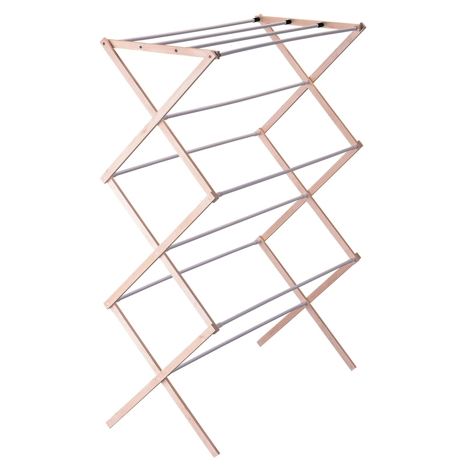 5001 Collapsible Folding Wooden Clothes Drying Rack For Laundry | Pre Assembled