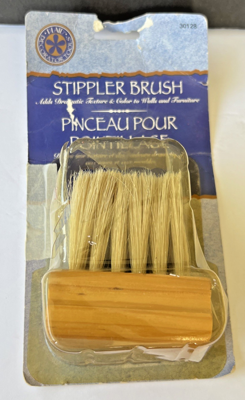 NEW PLAID Stippler Brush 3" Square Decorative Painting Tool Craft Texture 30128