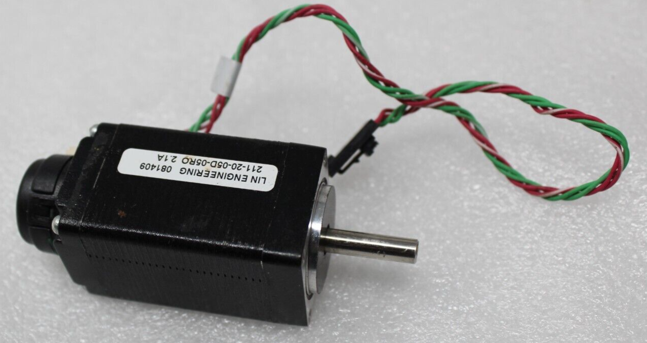 LIN ENGINEERING 211-20-05D-05RO 2.1A STEP MOTOR 081409