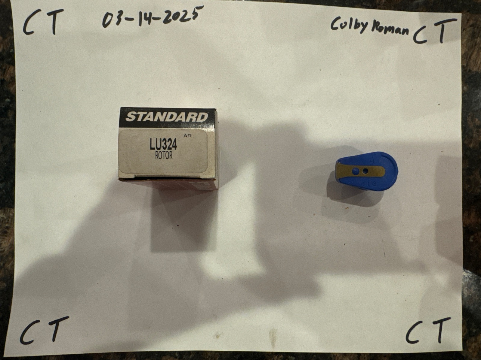 Distributor Rotor Standard LU-324