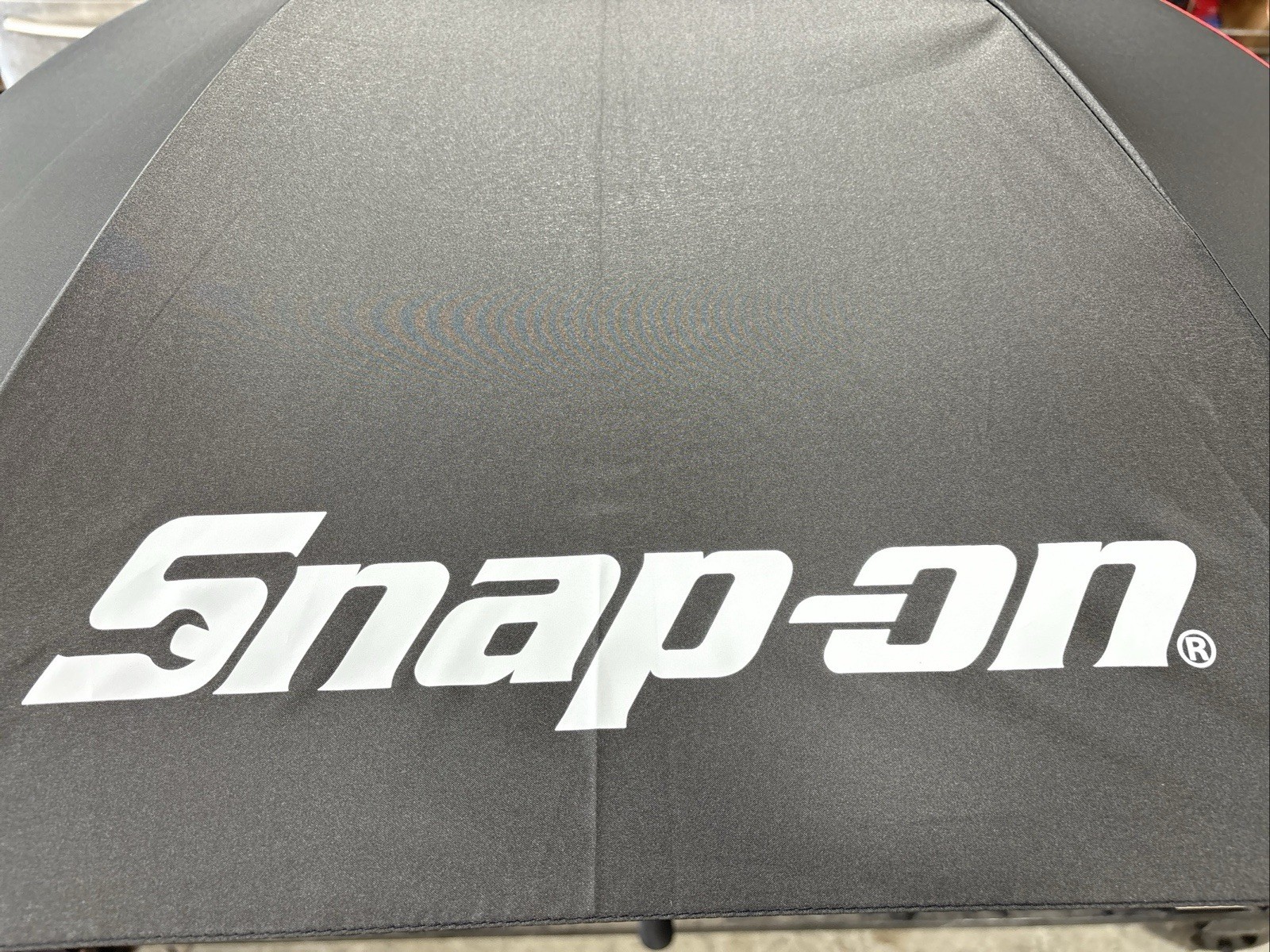 Snap On Black/Red Umbrella