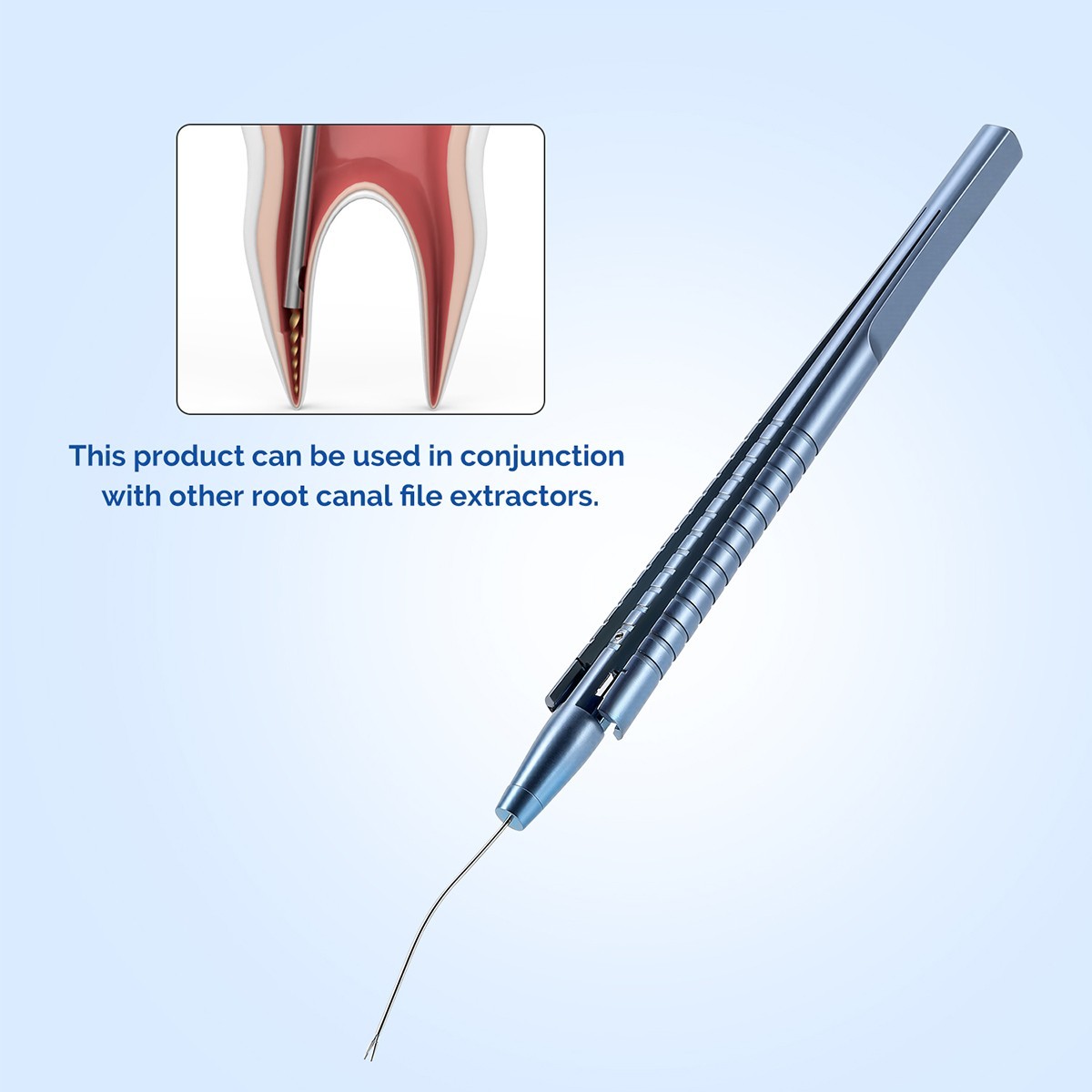 AZDENT Dental Broken File Removal Micro Tweezers Root Canal Files Extractor