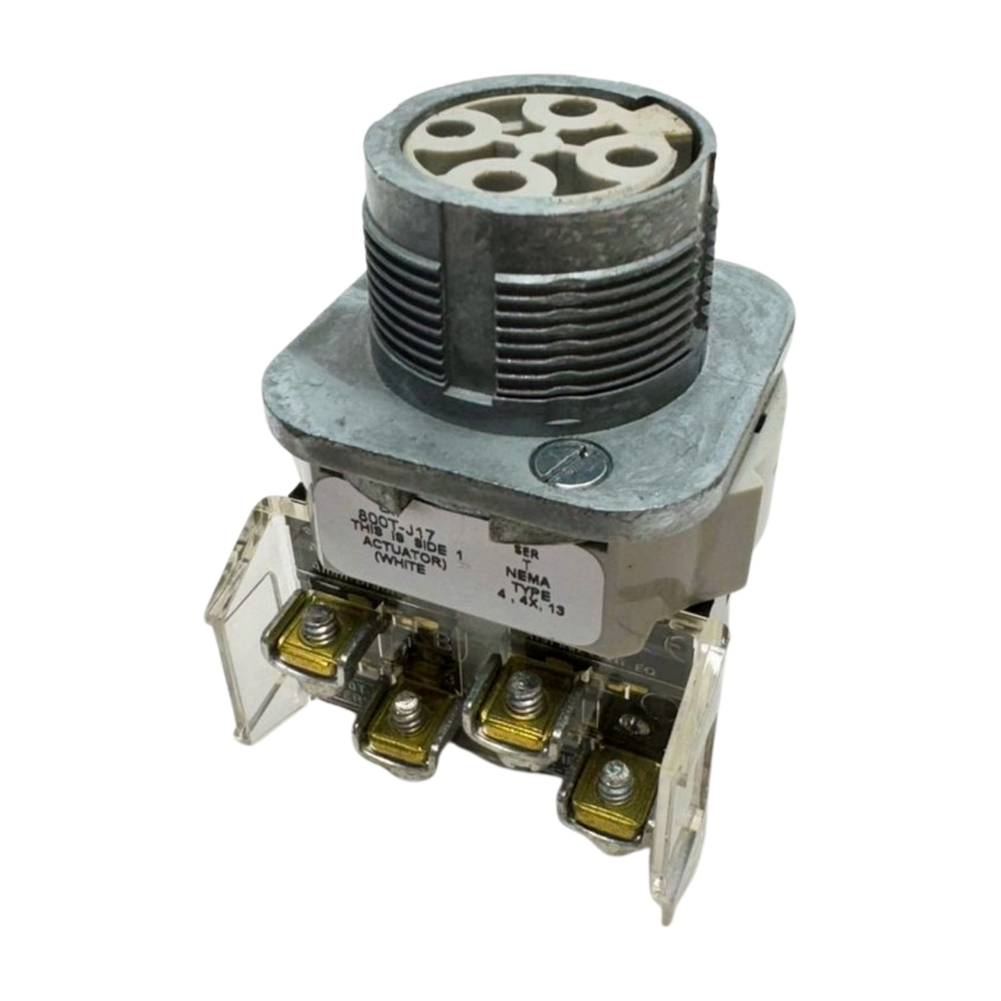 Allen-Bradley 800T-J17 Selector Switch 3-Position with 800T-XA  Contact Block