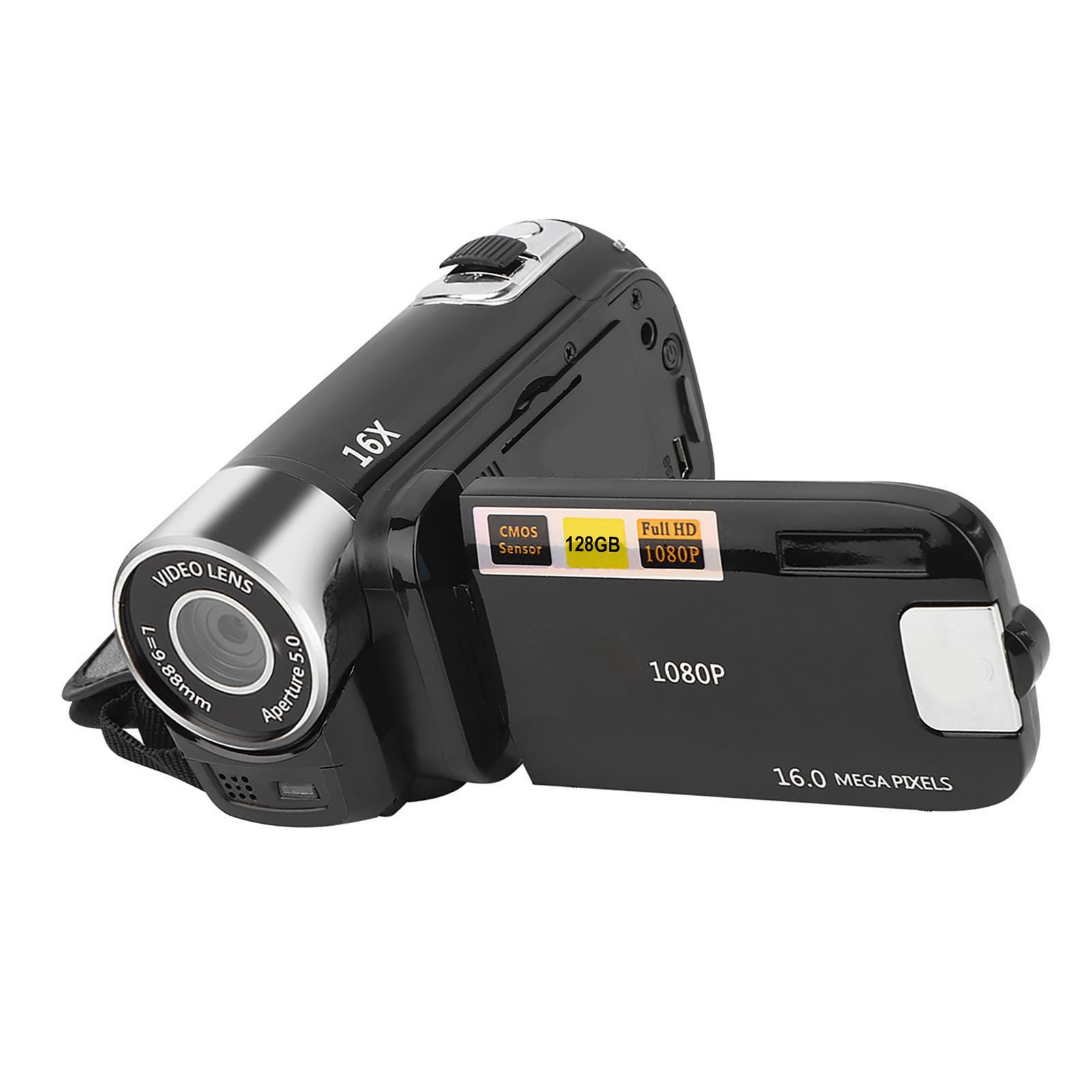 16X Zoom Colourful Display Screen High Definition Camera Image Video Camcorder