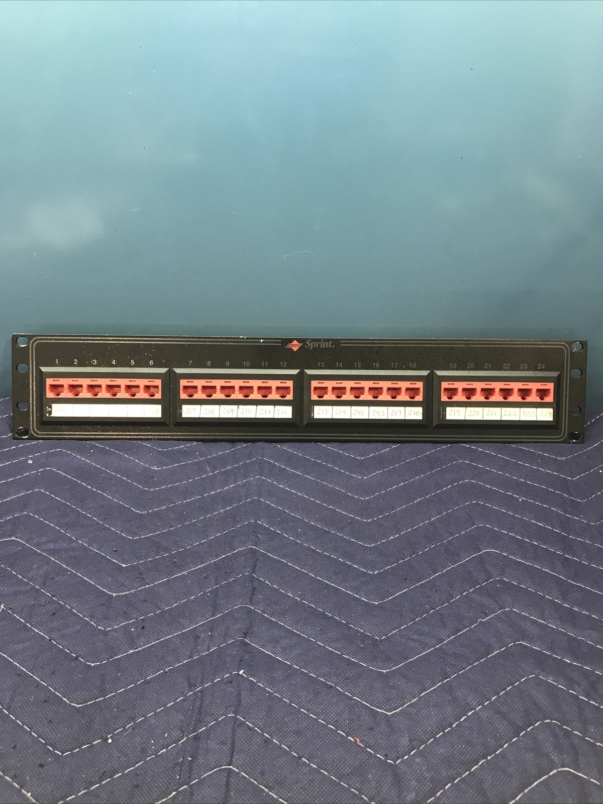 24 Port Ethernet Patch Panel. 19”