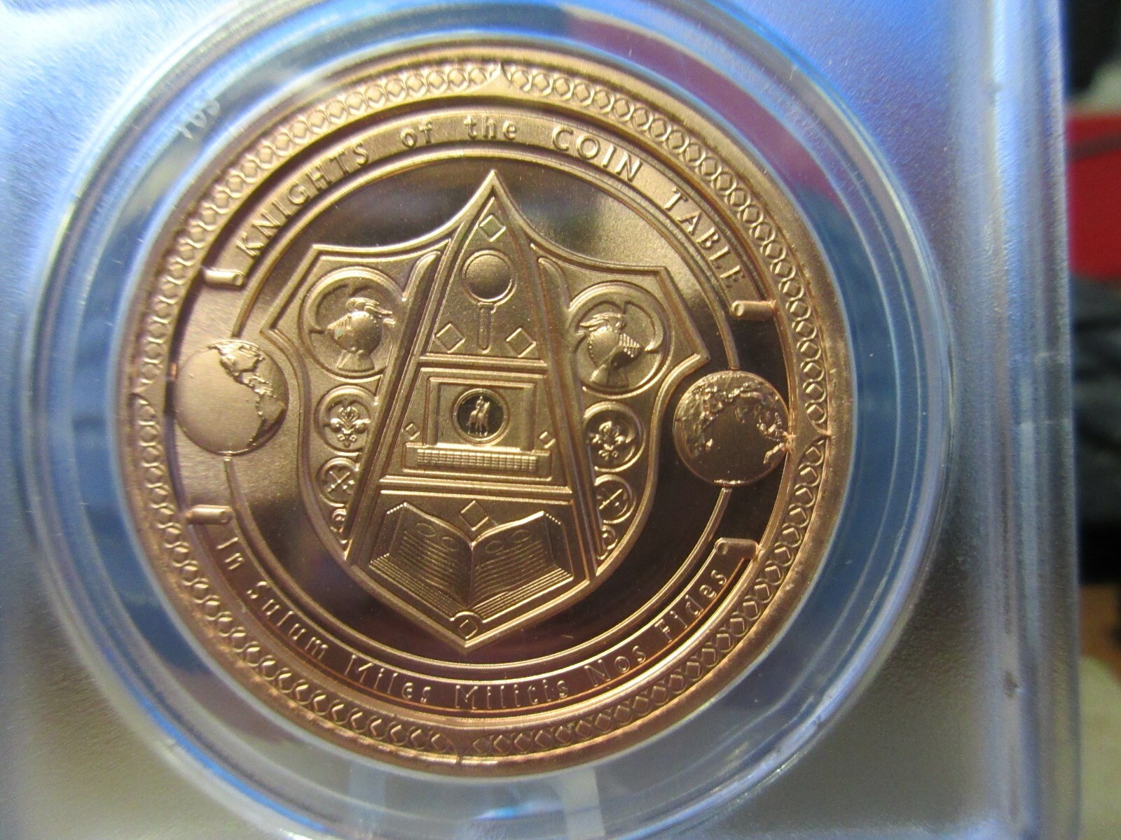 2017 KOTCT Medal by Daniel Carr Copper ANACS MS 70 PL DCAM