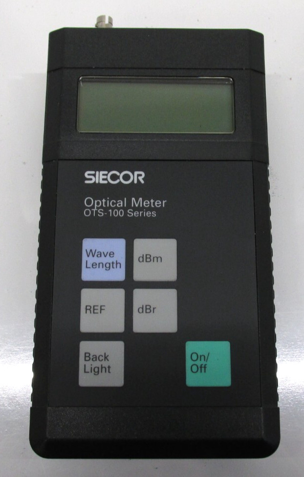 Siecor Corporation OTS-100 Optical Power Meter (Light Source)(PARTS ONLY!!!) BR.