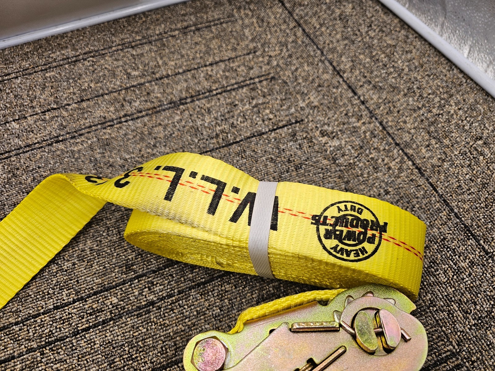 Power Products LCR227FH Ratchet Strap with Flat Hook 27' X 2"