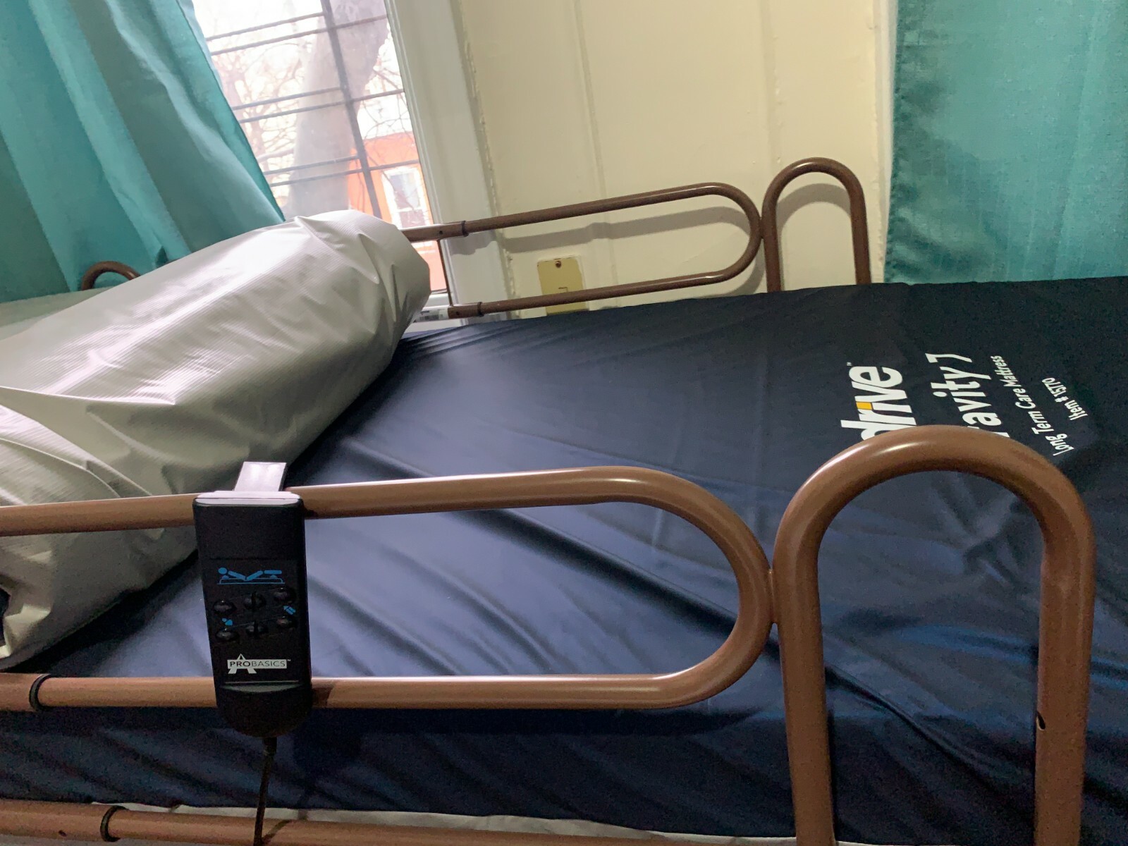 Bundle PROBASICS Semi-Electric Hospital Bed, Mattress & Gel Mattress Overlay