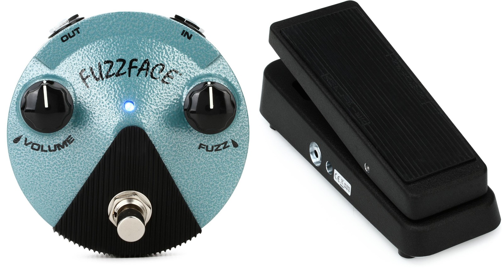 Dunlop FFM3 Jimi Hendrix Fuzz Face Mini Pedal + Dunlop GCB95 Value Bundle