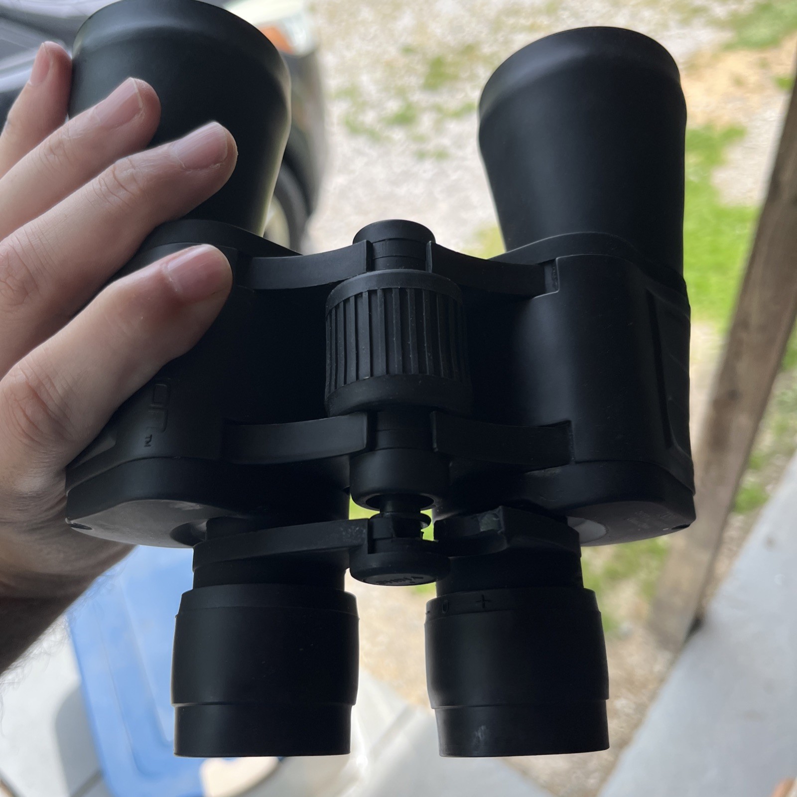 Emerson 7x50 binoculars featuring ruby-coated optics With Case