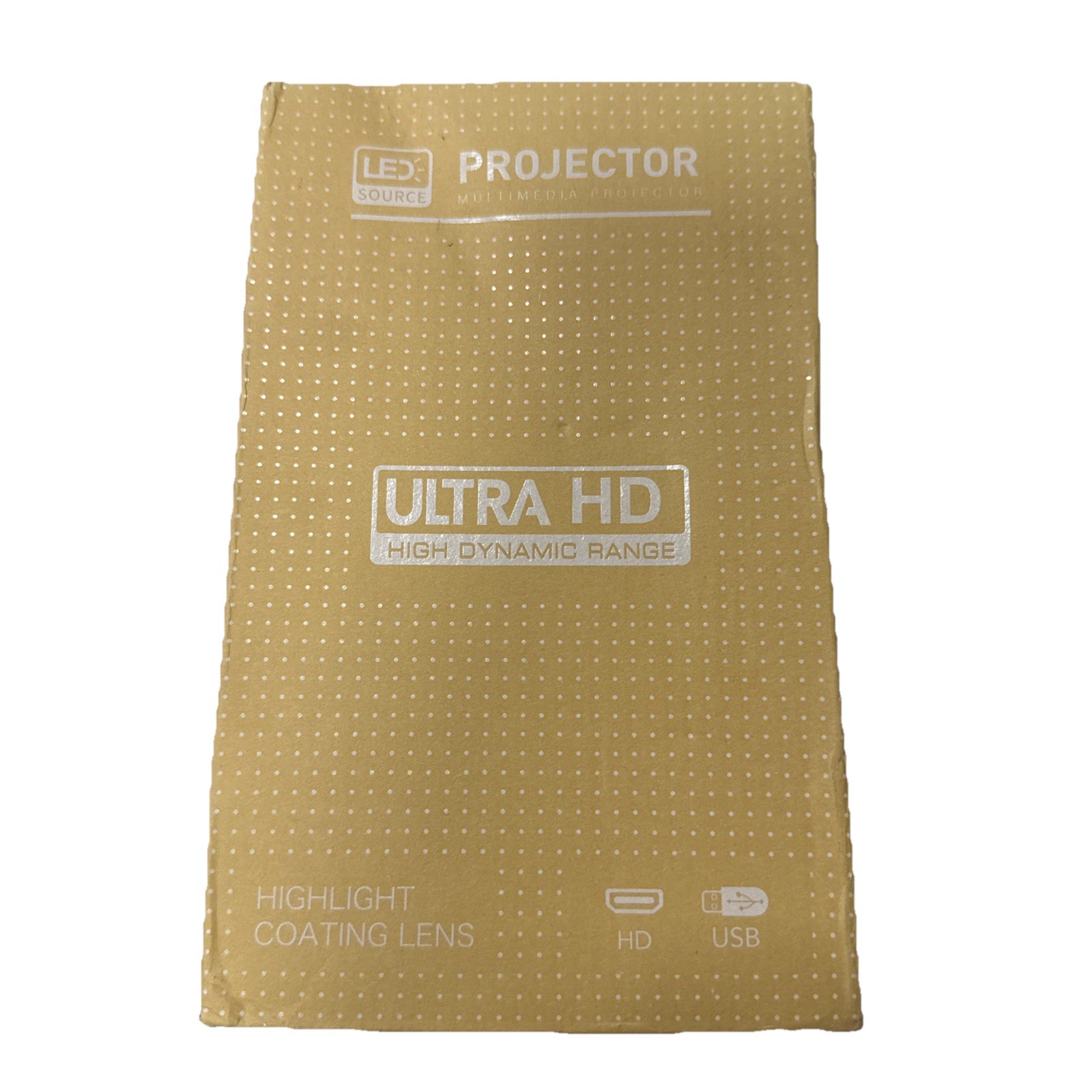 NEW Projector Multimedia Ultra HD High Dynamic Range Smart Portable HY300