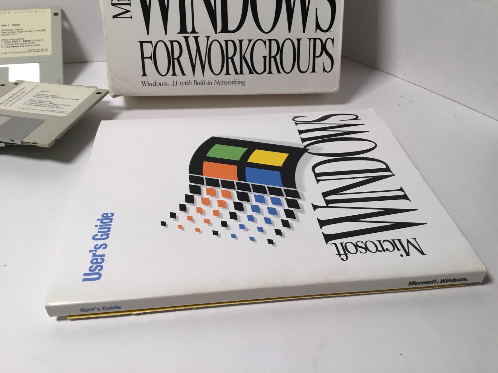 Vintage Microsoft Windows For Work Groups Faster Than Windows Version 3.1.