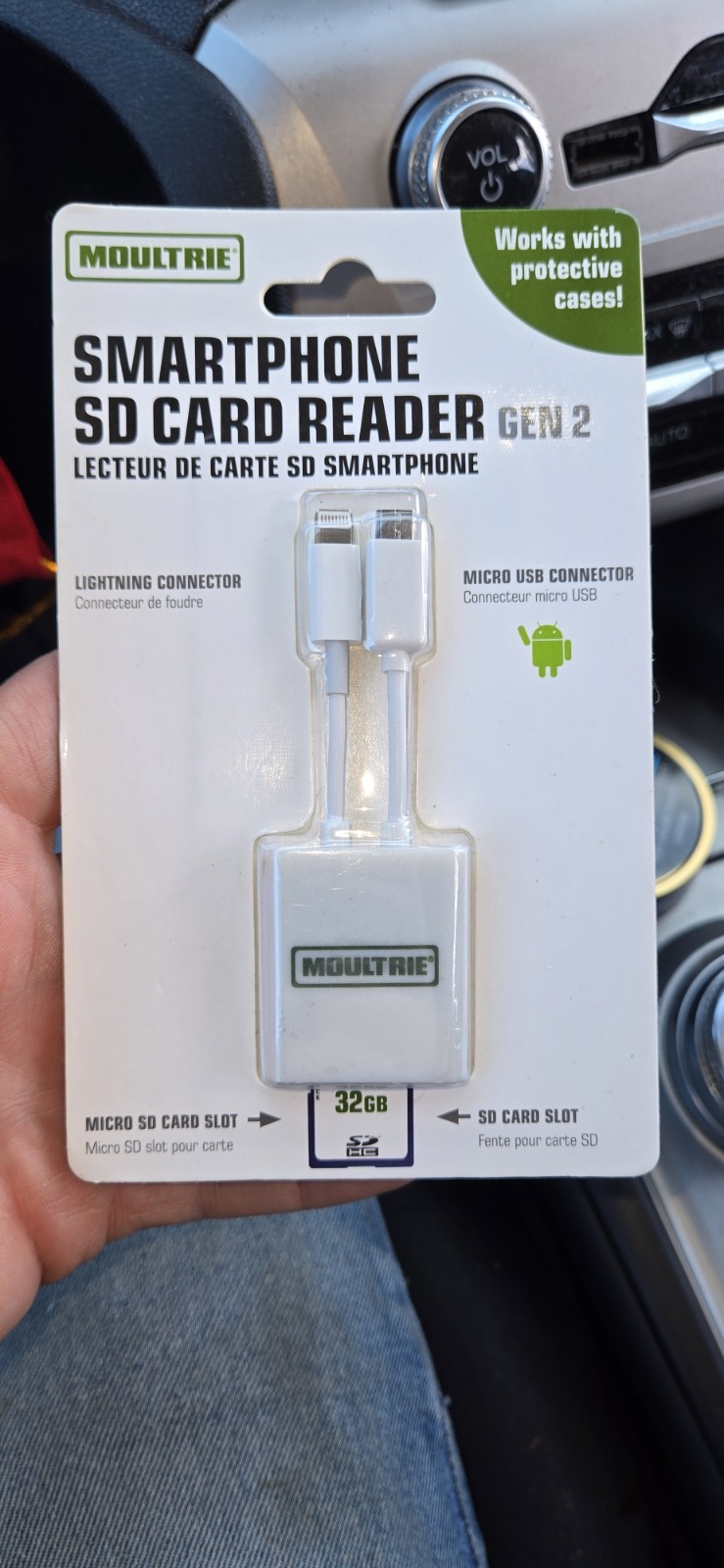Moultrie  Apple/ Android Smartphone SD Card Reader Gen 2 New