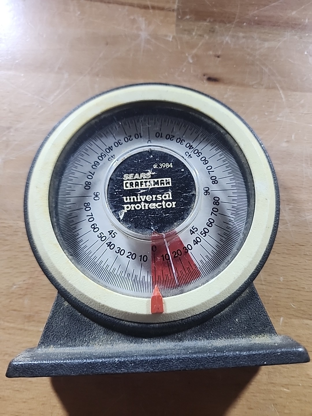 Vintage Sears Craftsman Magnetic Universal Protractor #3984 VTG