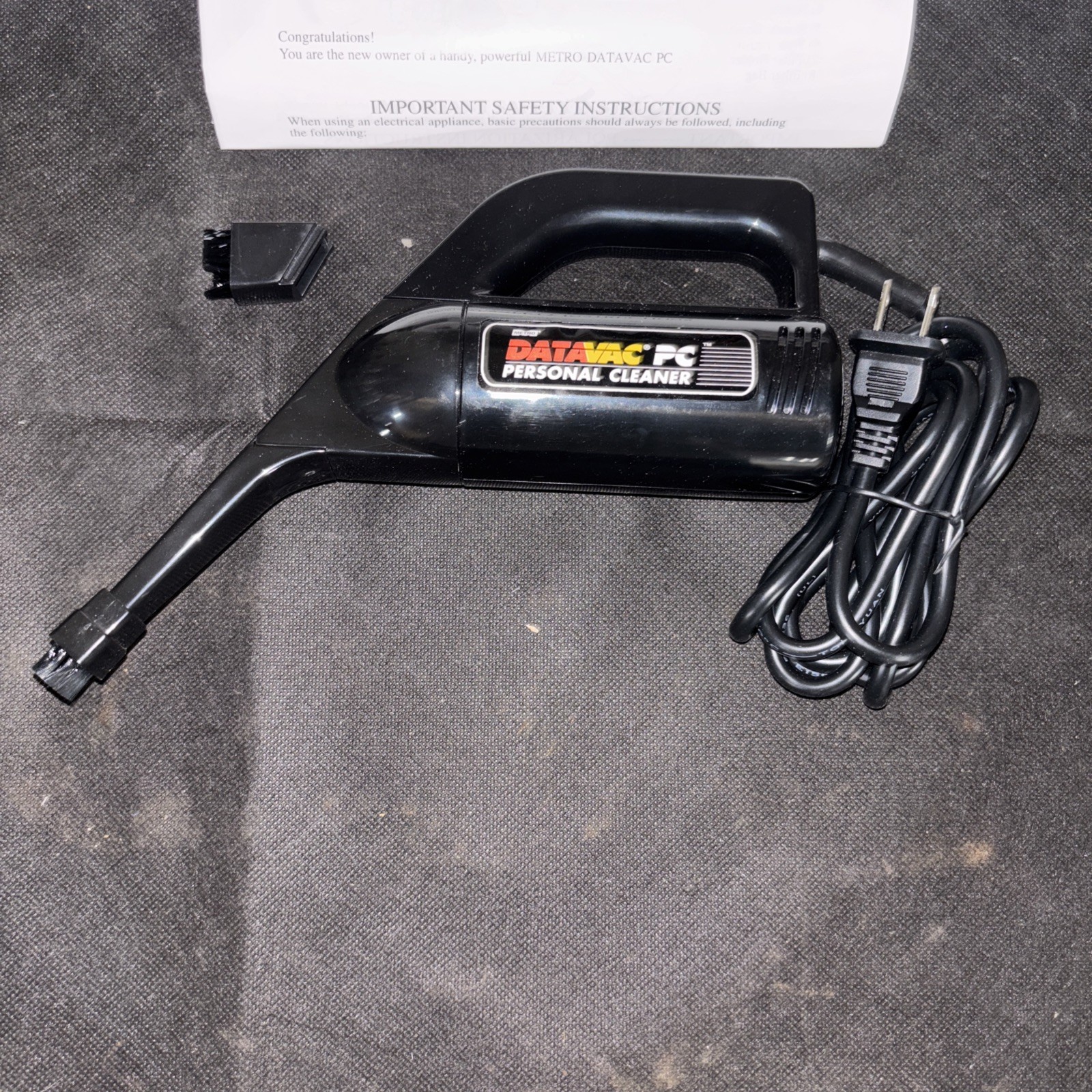 DataVac PC Personal Computer Keyboard Vacuum NEW Tested Working