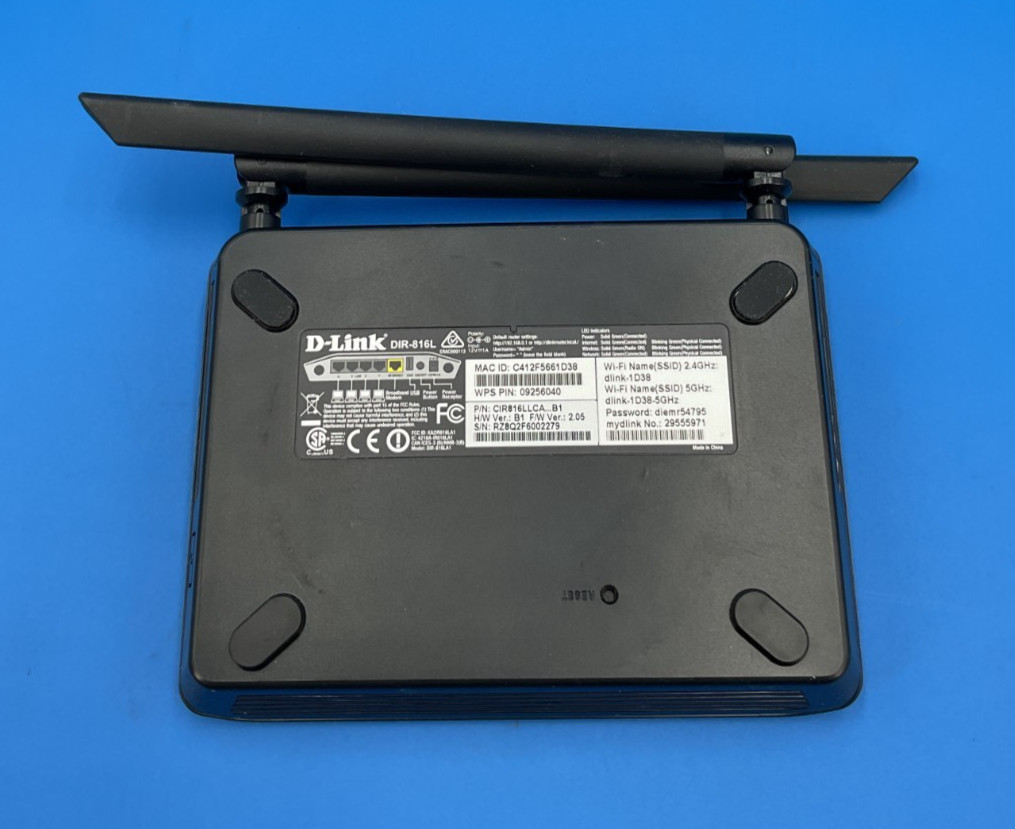 D-Link AC750 802.11ac Wireless LAN Router DIR-816L ✅ ❤️️ ✅ ❤️ OPEN BOX!
