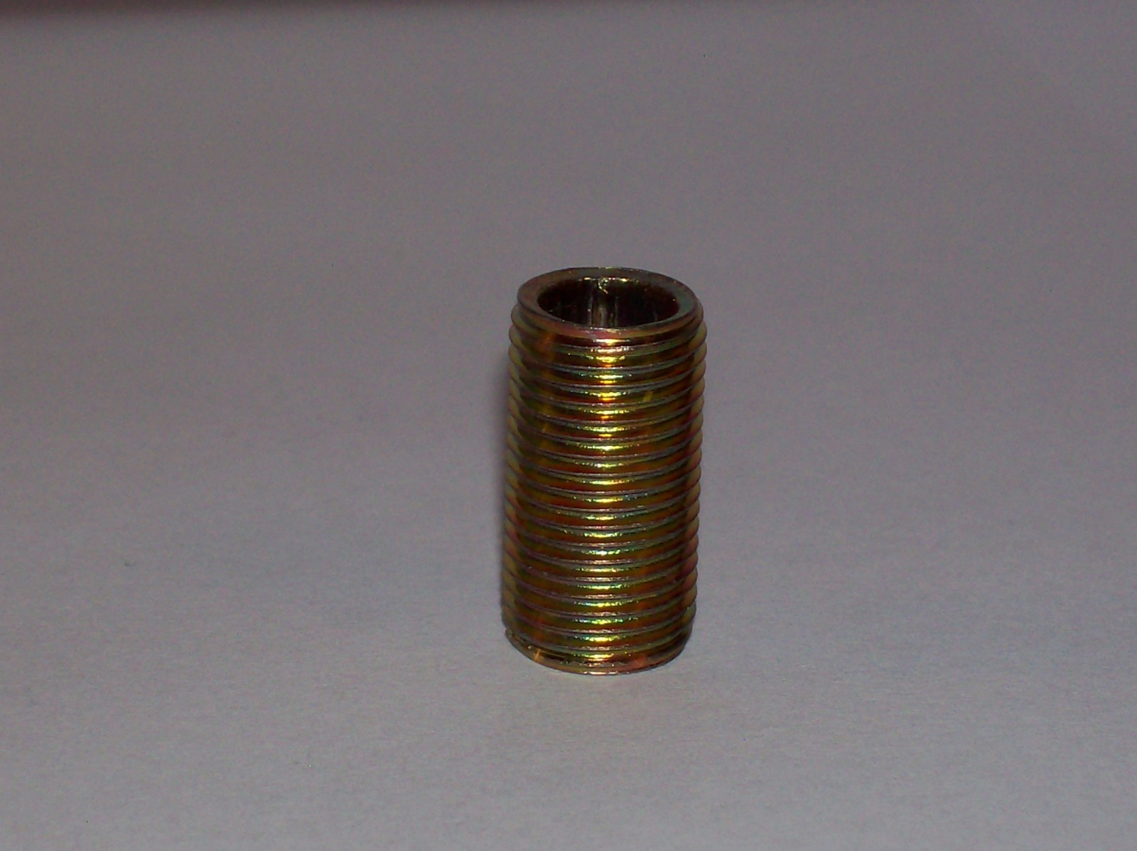 SET OF 4 STEEL 1 3/4" PIPE NIPPLES ZINC PLATED LAMP PART NEW 57089J