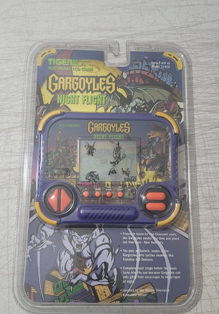 Tiger Electronics LCD GAME 1995 Gargoyles Disney Afternoon Sealed Mint Condition