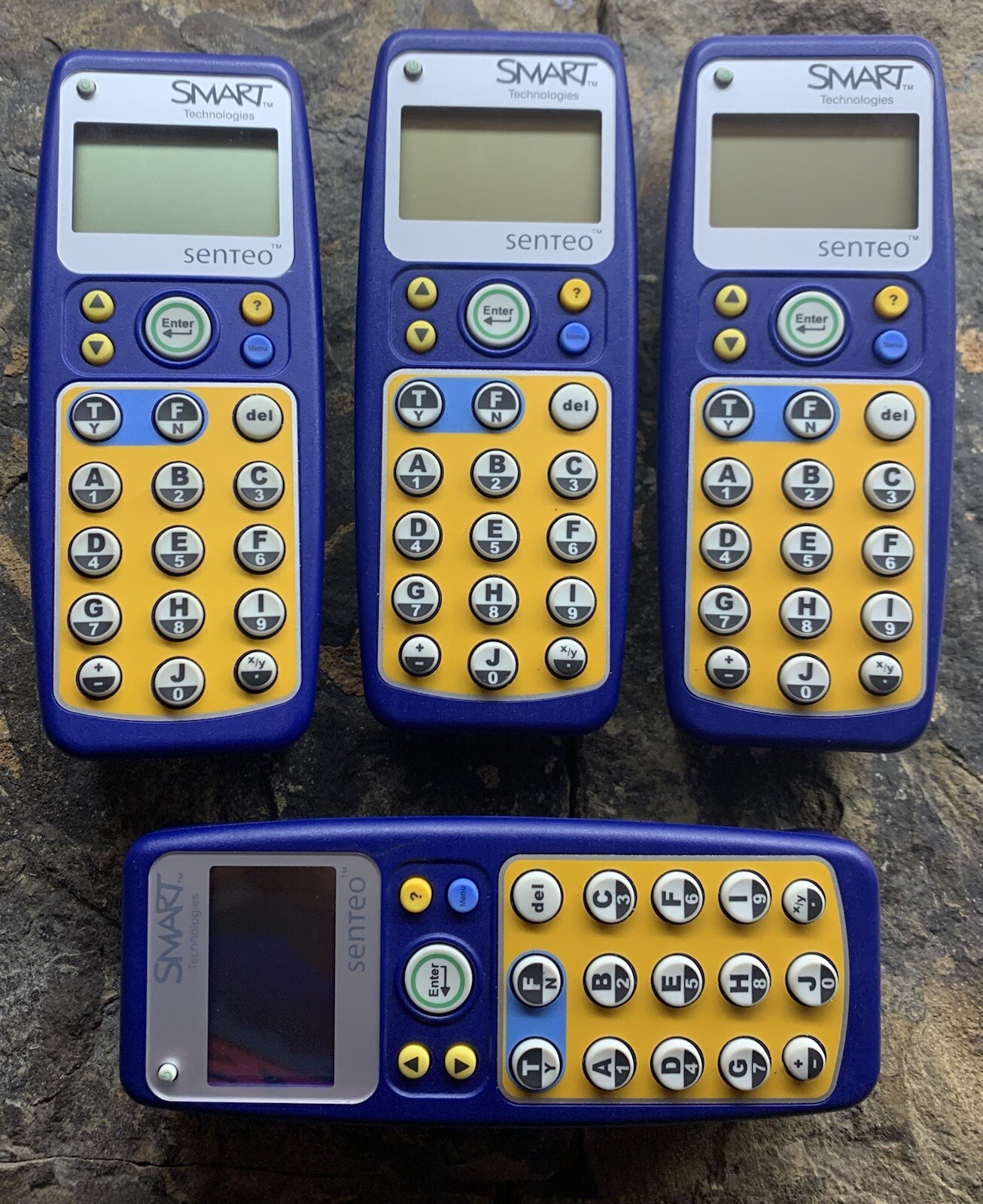 SMART Technologies Senteo Remote Clickers. 4 Total. Used