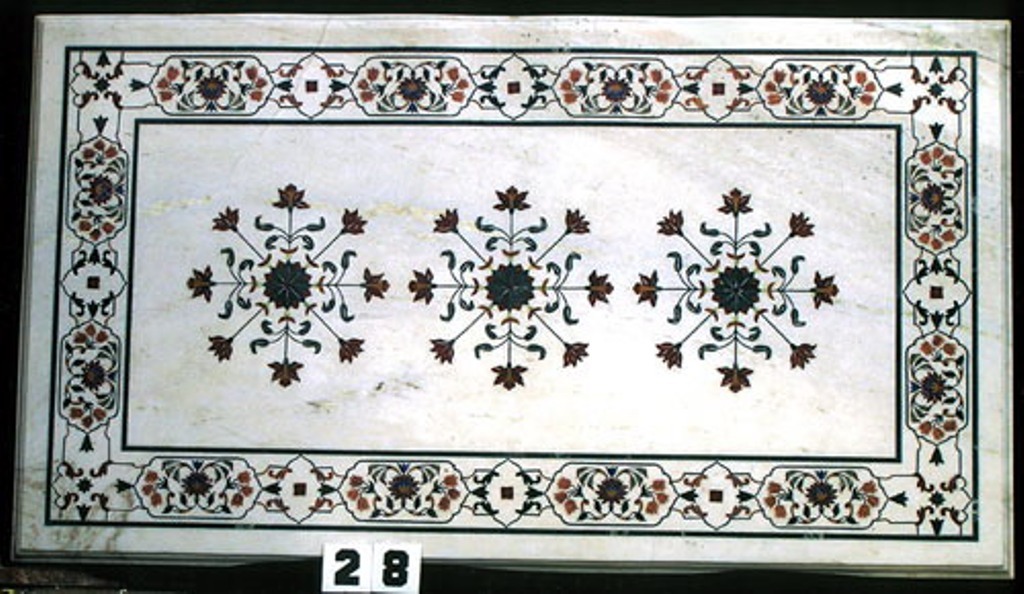 3'x2'  Marble Dining  Corner Coffee Center Table Top Mosaic malachite Work