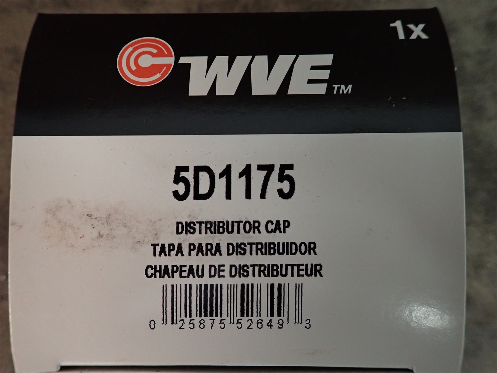 NEW WVE 5D1175 Distributor Cap (G220)