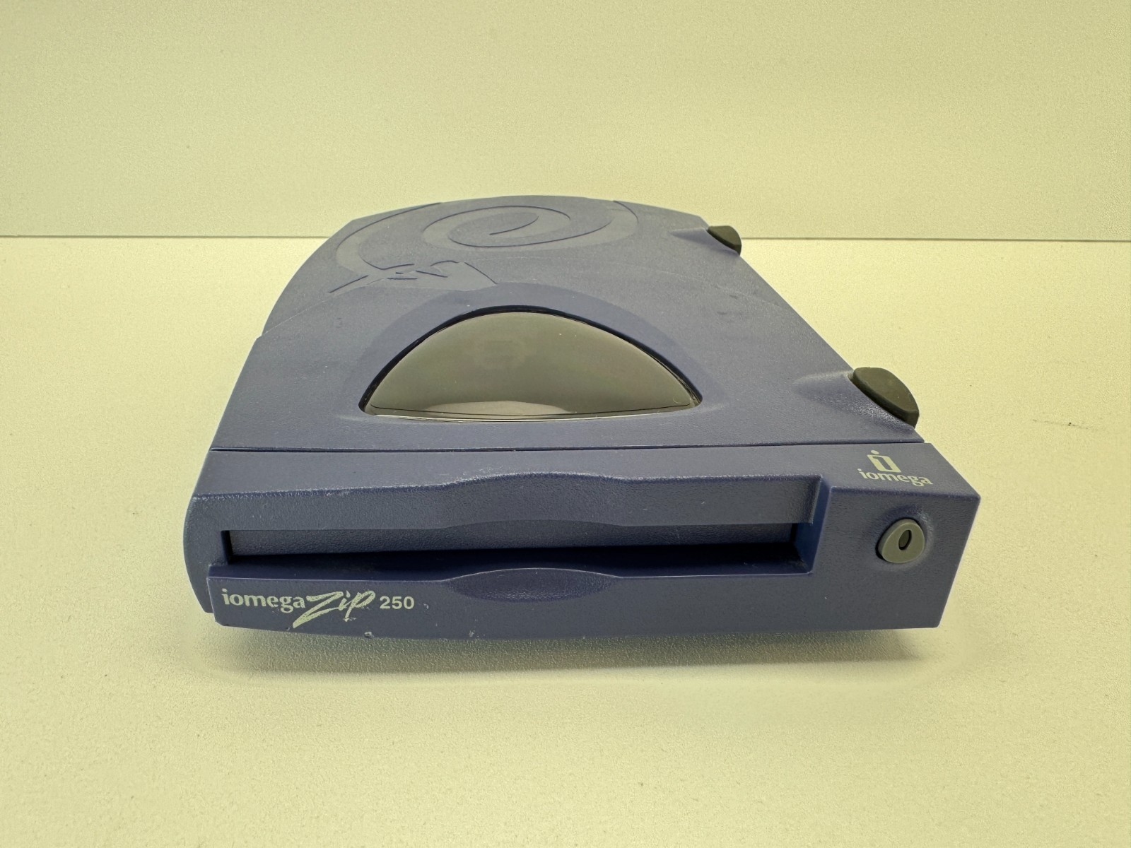 Vintage Iomega Zip 250 External Drive Blue Parallel LPT Port Z250P