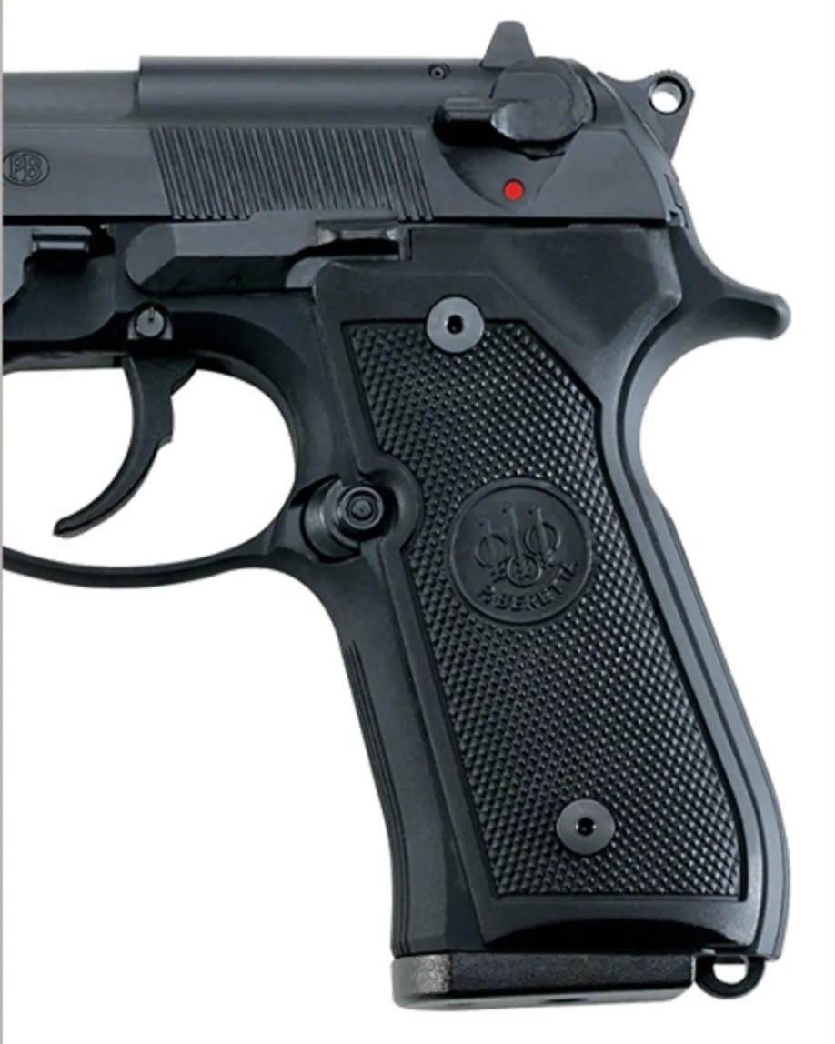 Beretta 92/96 Pistol Grips Black Plastic OEM JG92FSP NEW IN BAG