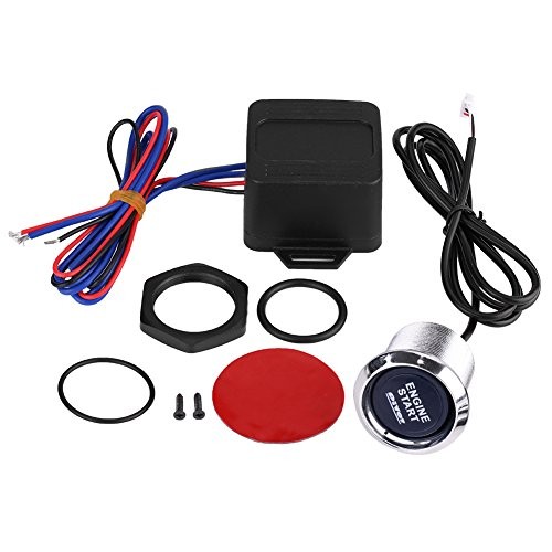 Keyless Ignition Kit, Universal 12V Car Vehicle Engine Start Push Button
