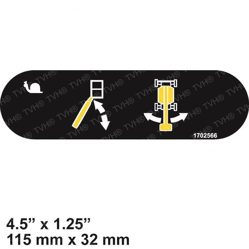 FOR JLG 1702566 DECAL, (LIFT,SWING)