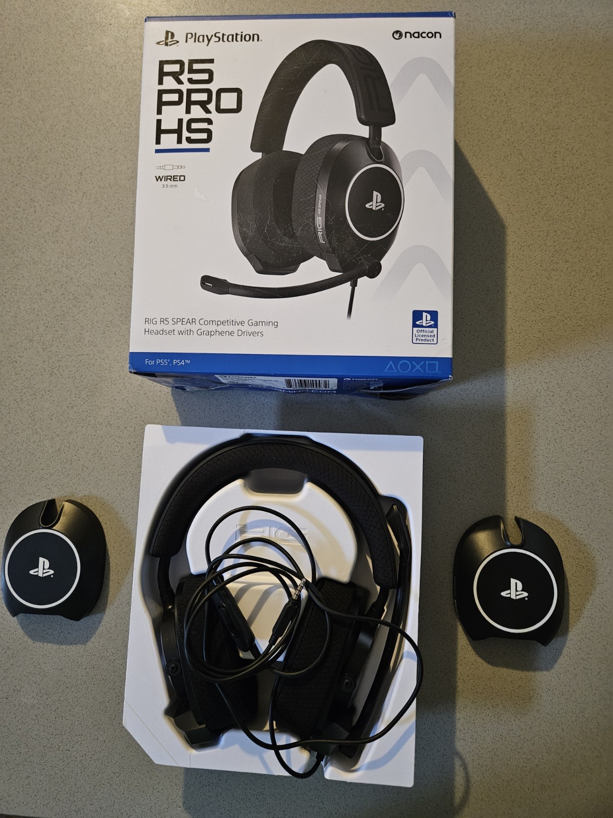 RIG - R5 SPEAR PRO HS Wired Over-Ear Gaming Headset with Graphene Drivers