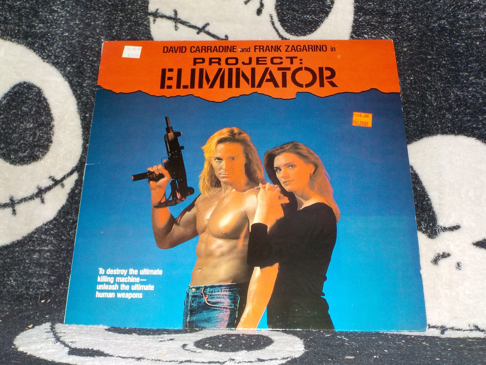 Project: Eliminator Laserdisc LD David Carradine Frank Zagarino Free Ship $50
