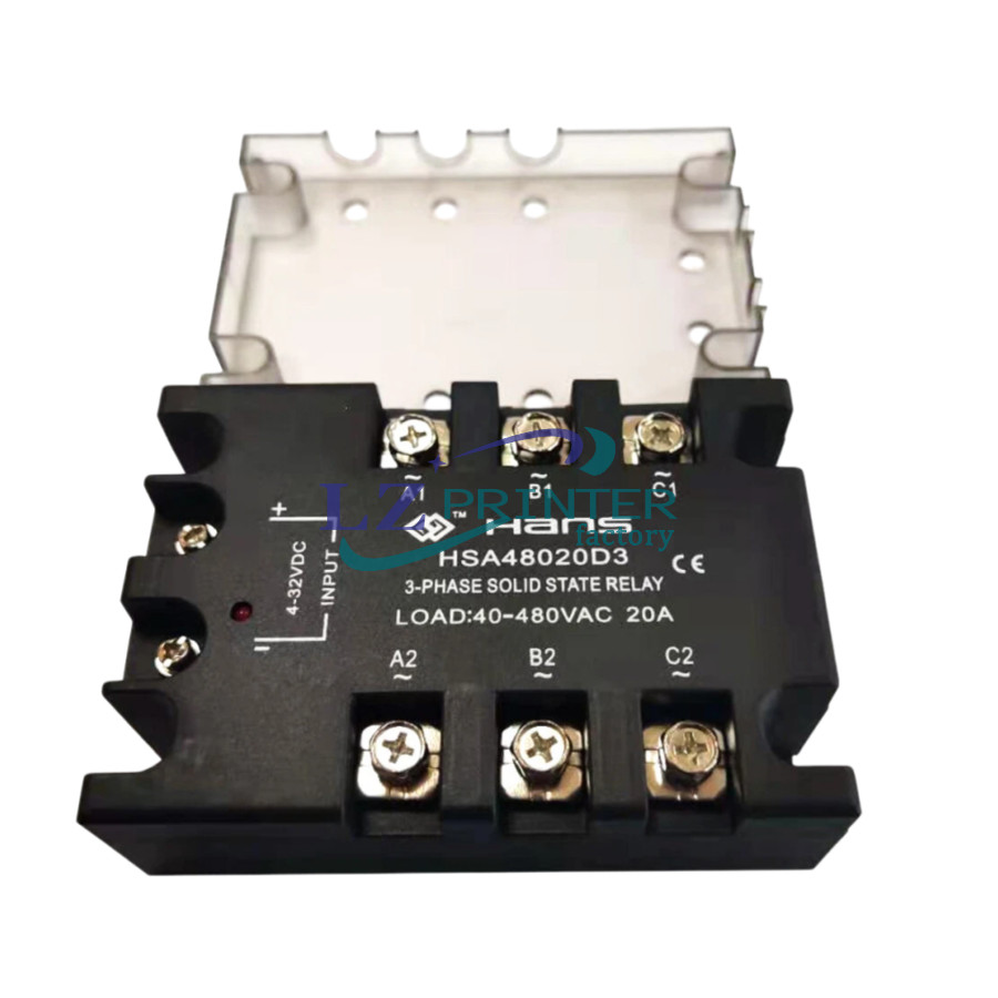 New Three-phase solid state relayy 20A~30A DC-AC 4-32VDC 40-480VAC