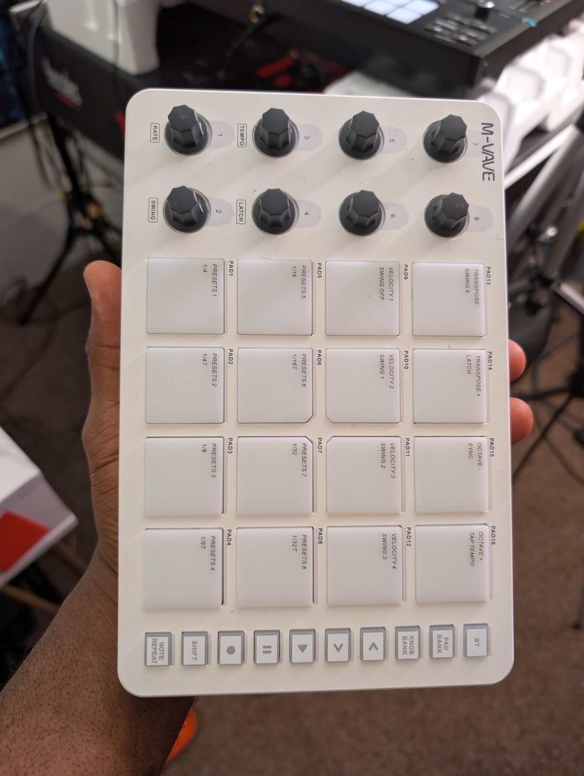 Launch Pad USB-C Interface Portable Wireless MIDI Controller Suitable Percussion
