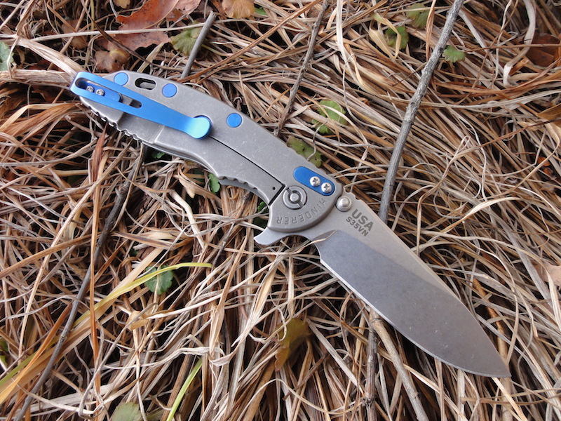 Custom Titanium Standoffs Clip Tab Screw Nut Made for Rick Hinderer XM-18 3.5”