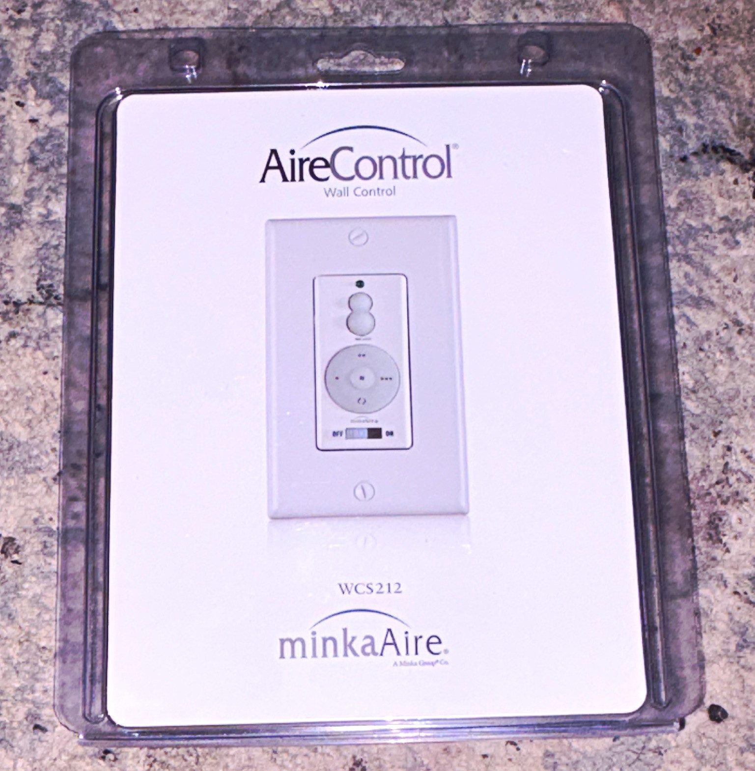 MinkaAire AireControl Wall Control for Ceiling Fan, White UL, WCS212
