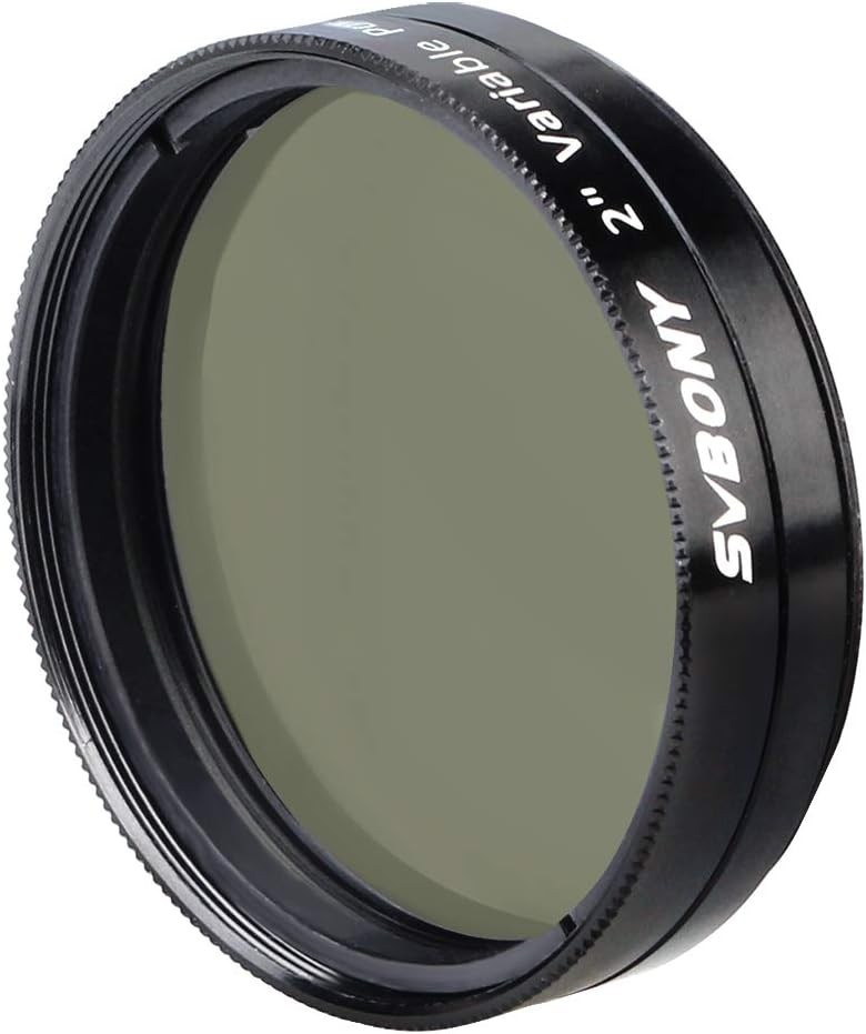 Adjustable 2-Inch Moon Filter with Multi-Coating for Enhanced Astronomical Views