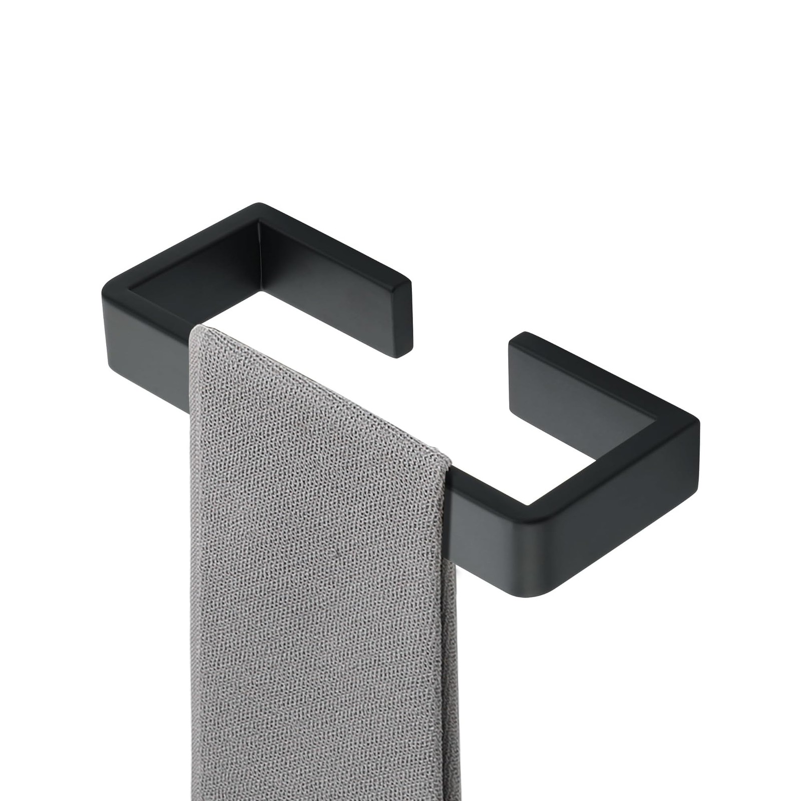 Alise Black Towel Bar, 8 Inch Racks for Bathroom 8 Inch, Matte