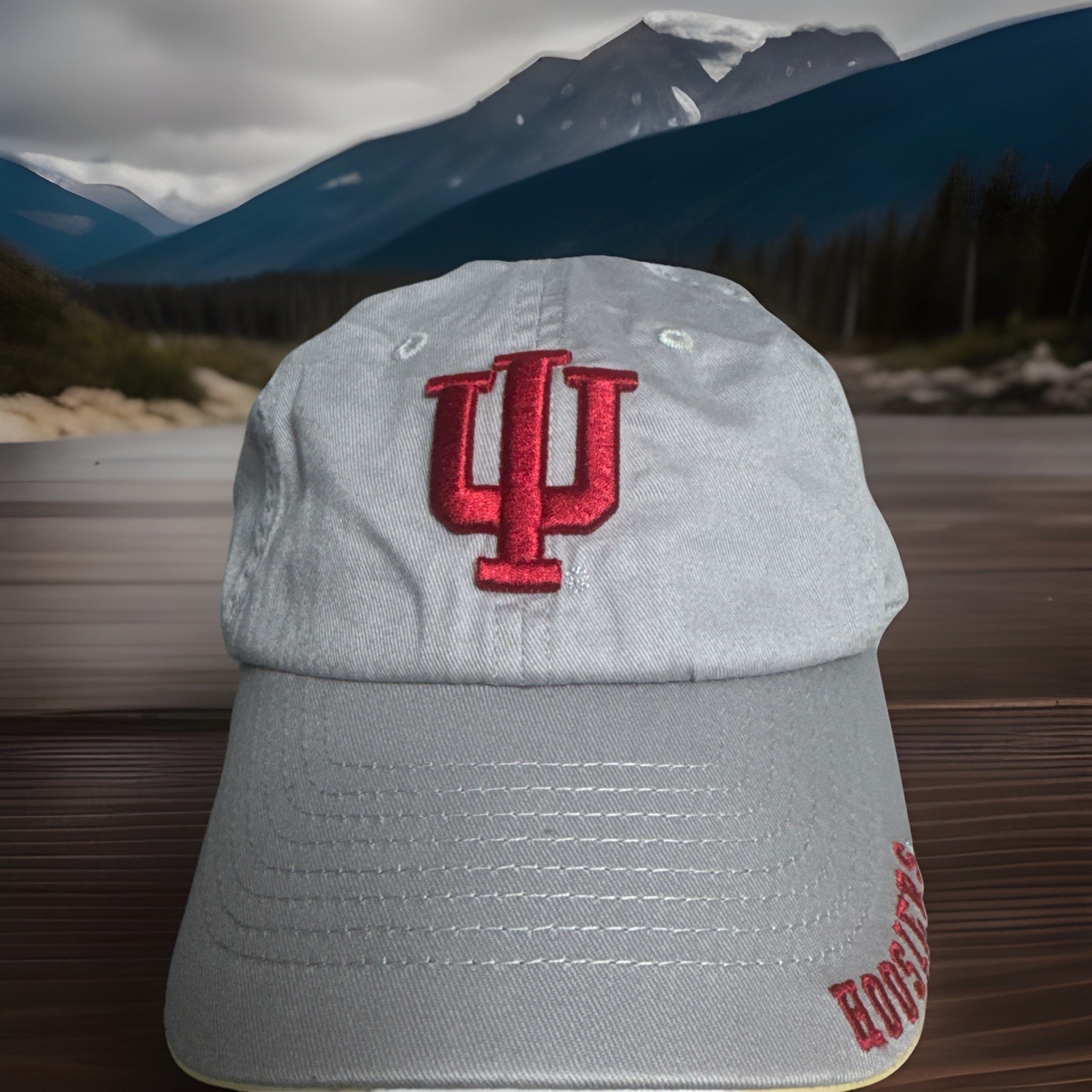 Indiana Hoosiers Captivating Baseball Cap Hat Adjustable Adult IU NCAA Football