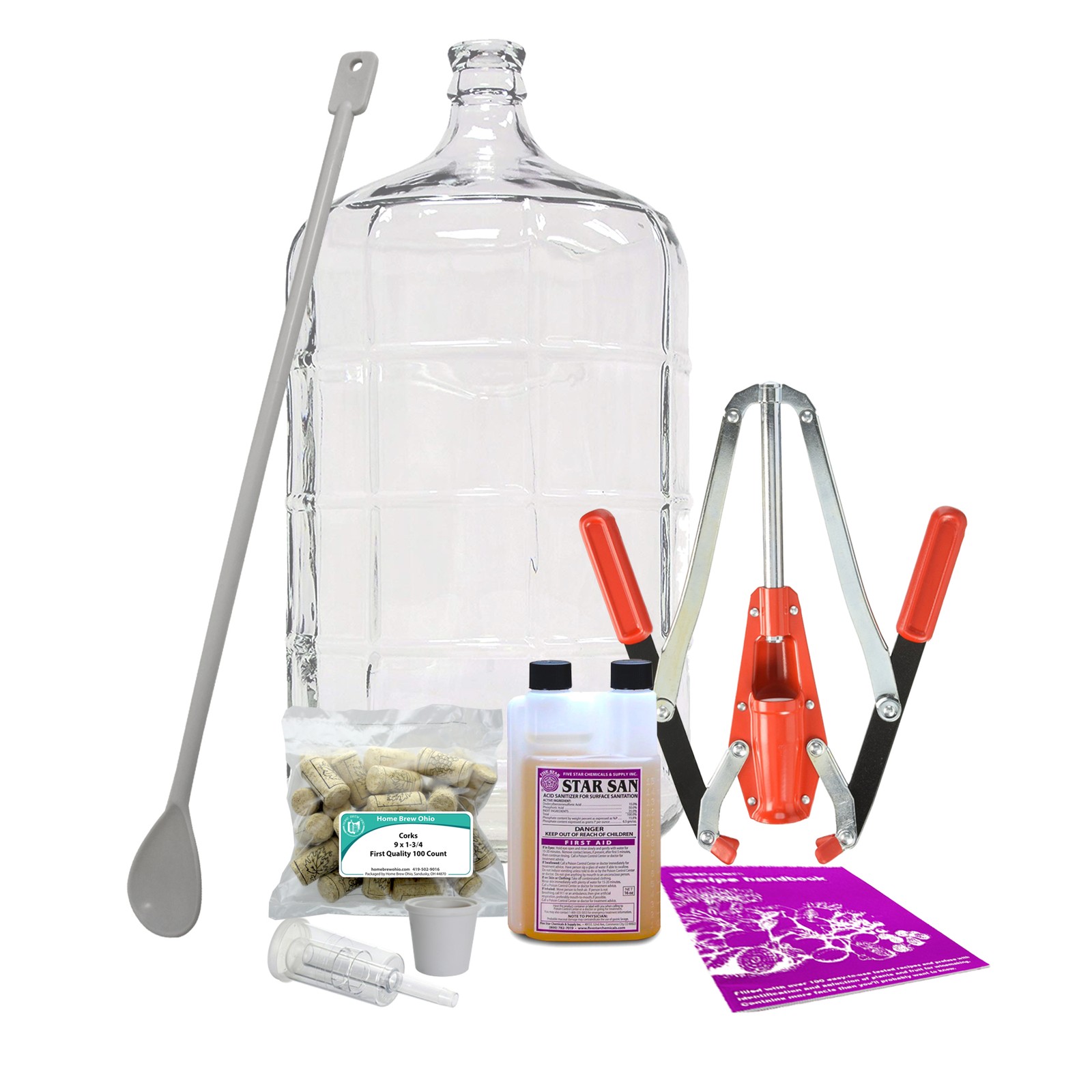 Beer to Wine Making Conversion Kit (Glass Secondary)