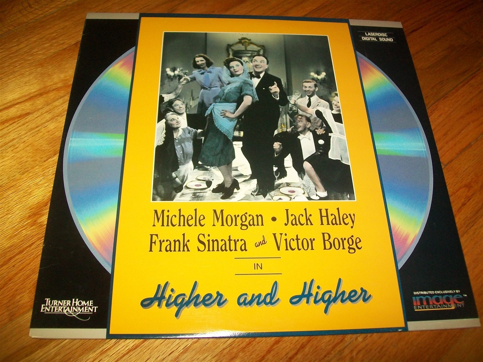 HIGHER AND HIGHER Laserdisc LD VERY GOOD CONDITION GREAT FILM JACK HALEY!