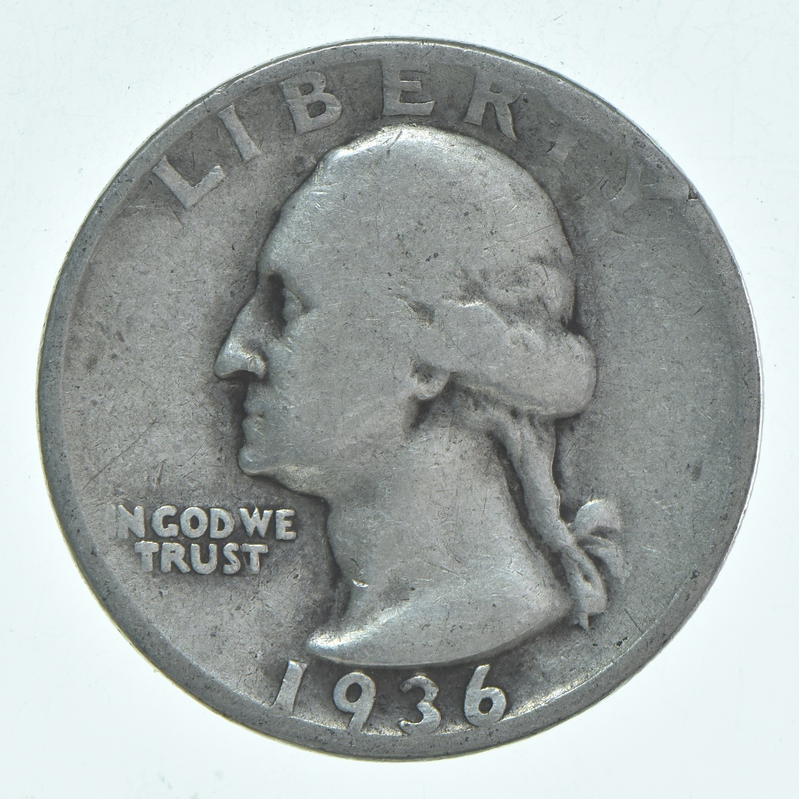 1936-D Washington Quarter Average Circ