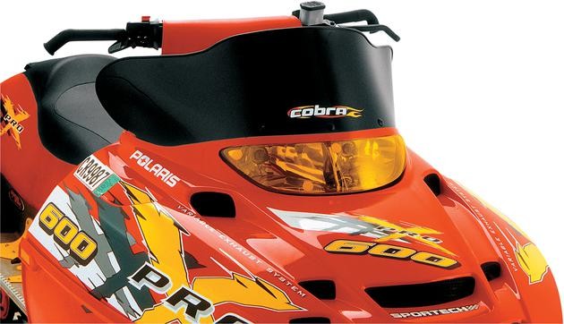 Powermadd Cobra Windshield X-Low 8.5" Black #11511 Polaris